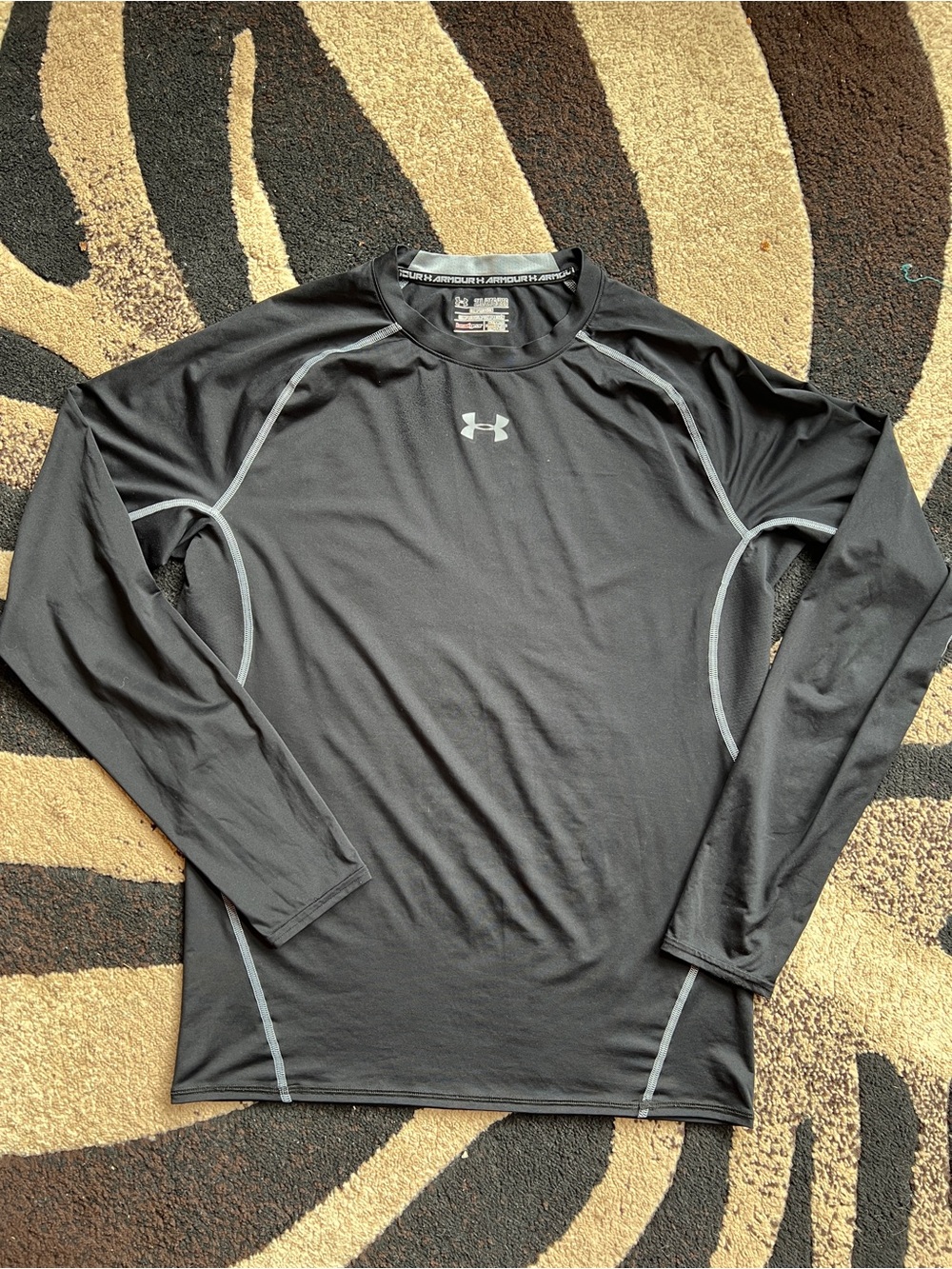 Under Armour Black Long Sleeve Compression Top
